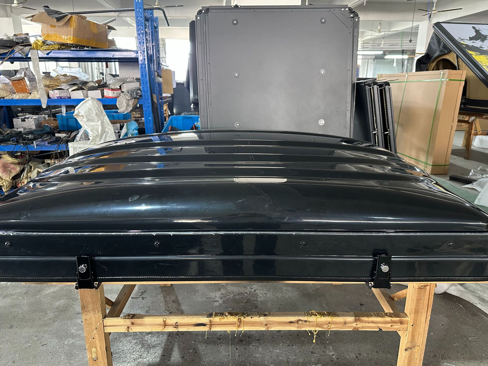 Car Roof Tent Bed, Fully Automatic, for Self-Driving Tours, Hard-Top, Outdoor Skylight, In-Car Folding Tent, for Self-Driving Trips