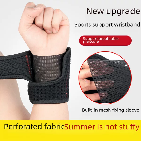 Wholesale wristband aluminum spring support pressure wristband basketball volleyball fitness weightlifting sports booster Belt protective gear