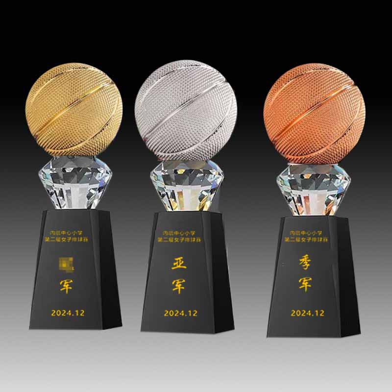Trofeos de baloncesto gigantes, oro, plata, bronce, competencia deportiva MVP, premios creativos, trofeos de resina grabados al por mayor