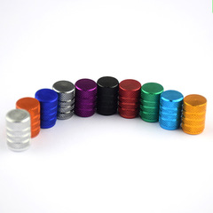 Aluminum Alloy Colorful American Style Valve Cap for Car Tire Valve Stem Cover Sedan Dustproof Cap