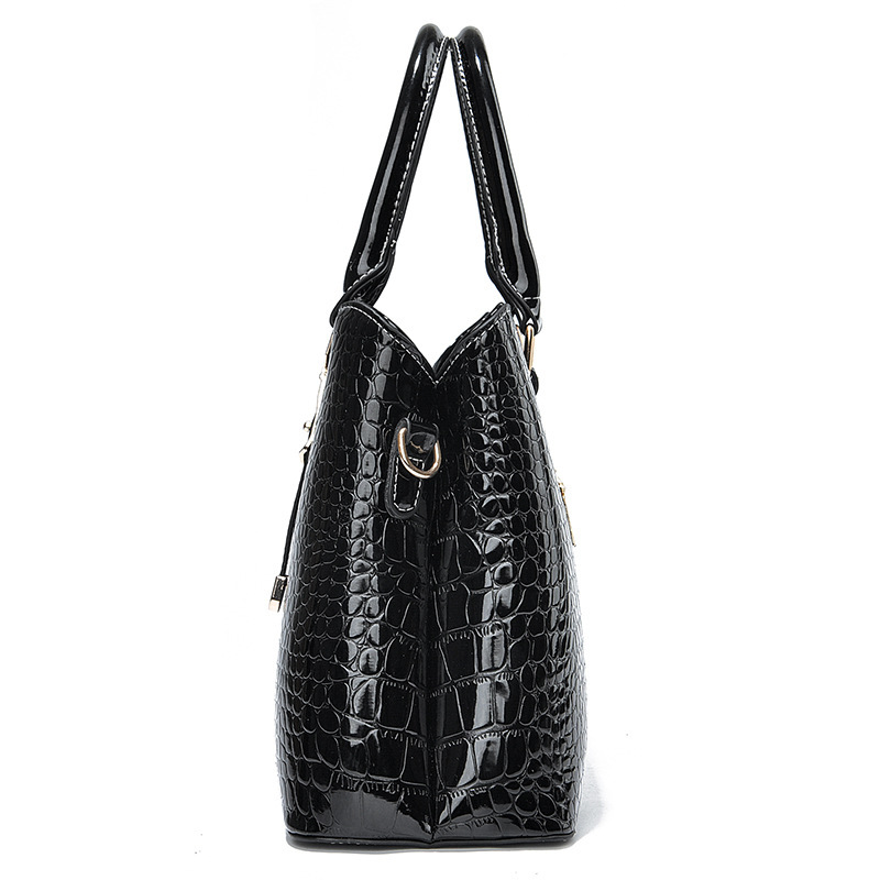 [Bolso de mujeres de Shichen] Otoño Invierno 2023 temperamento bolso de mano de gran capacidad bolso de mujer con patrón de cocodrilo bolso de hombro