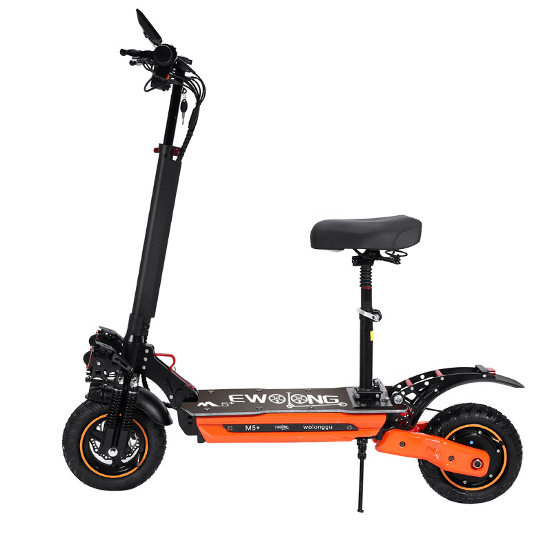 Adult Off-Road Electric Scooter 48V1000W Lithium Battery Foldable Dual-Drive Off-Road Electric Vehicle