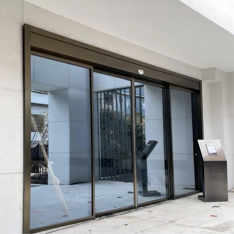 Factory Direct Tempered Glass Electric Sliding Automatic Doors Can Be Customized for Office Buildings, Shops, Hotel Doors and Glass Doors