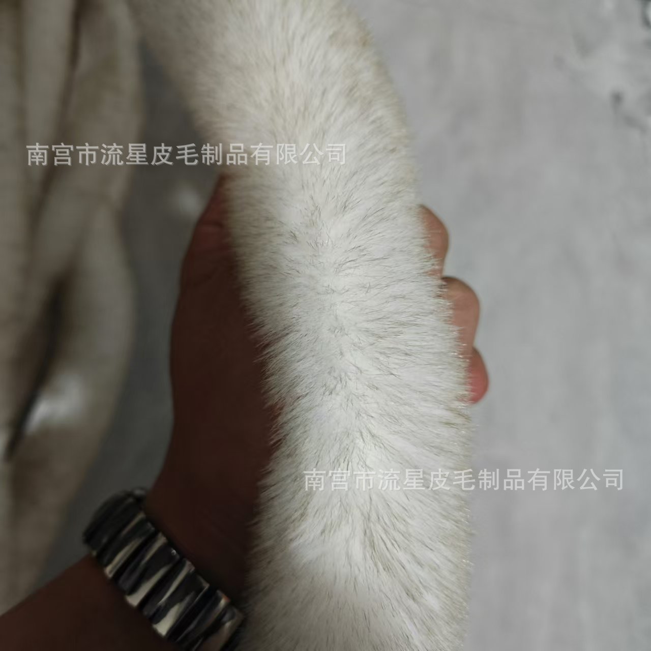 仿獭兔毛条服装服饰辅料唐装汉服中国风爆款人造假毛毛领复古潮流