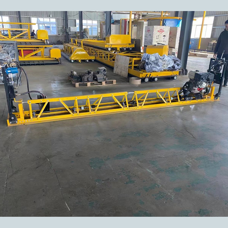 混凝土路面铺砖整平机 框架式整平机震动梁 水泥振捣摊铺机