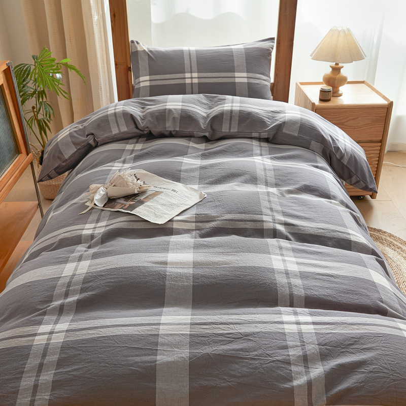 【Enjoy】Skin-Friendly, Soft, Simple Single Duvet Cover, Single/Double (Random Style)