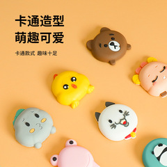 No punching cartoon silicone anti-collision pad for home refrigerator cabinet door back buffer decorative wall sticker door handle anti-collision pad