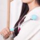 TPR Silicone Head Golf Spring Ball Stick Hammer Massage Knocking Back Knocking Cervical Hammer Handheld Meridian Massage