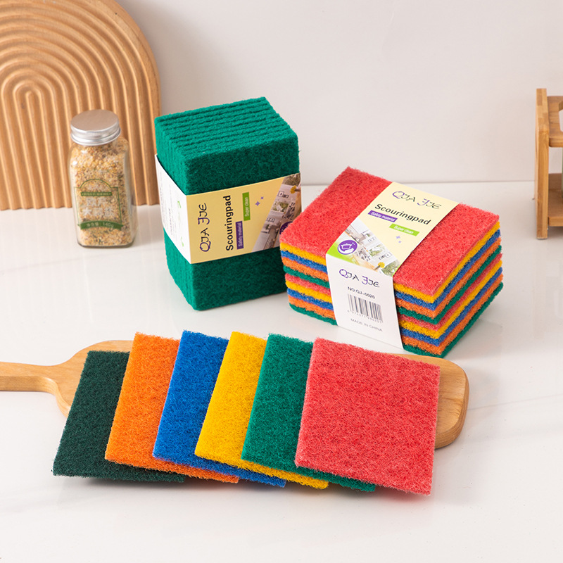 Factory wholesale housekeeping kitchen cleaning absorbent wipe tablecloth kitchen cleaning Dish Brush pan sand scouring pad spot