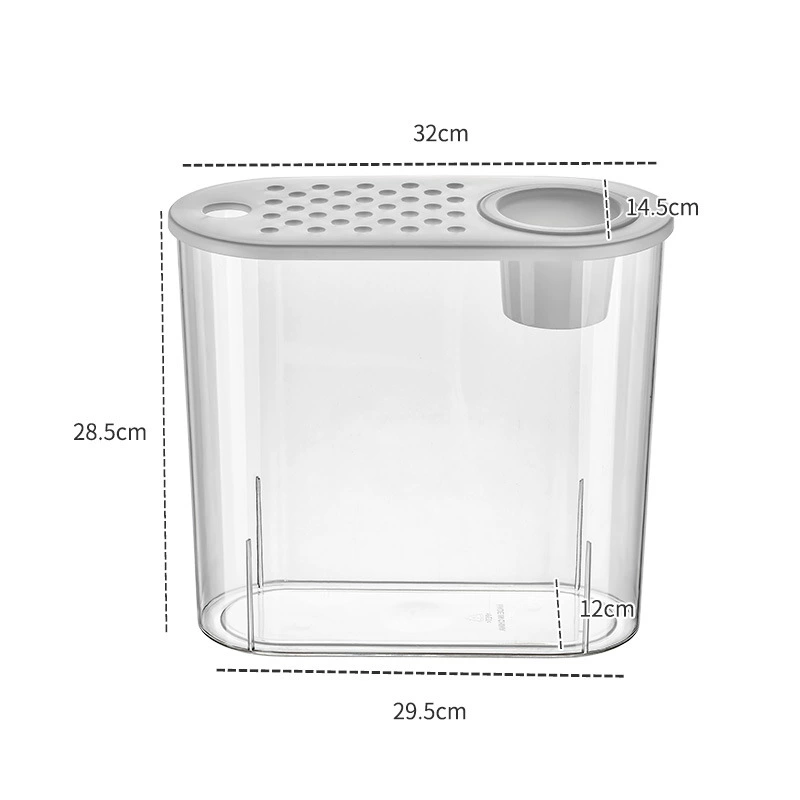 Transparent square rich bamboo hydroponic flower vase ornaments fish tank container goldfish green plant ornamental micro landscape ecological tank