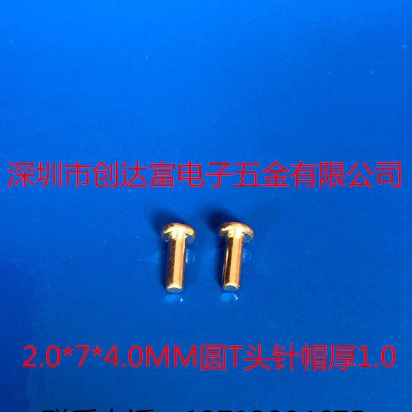 黄铜镀锡圆针 铜包钢镀锡直针PCB模块针 T头针 折弯L针 卡位针