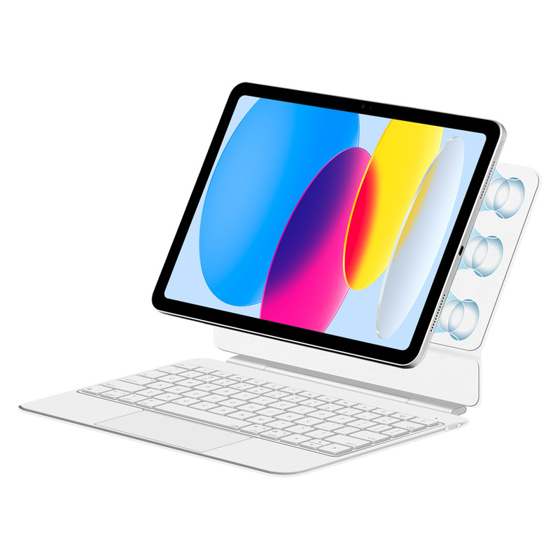 Suitable for Ipad10/11 Magic Magnetic Keyboard 10.9inch A16 Tablet 2Nd Generation 6-Row Keyboard Cover Russian, Japanese, Korean, German