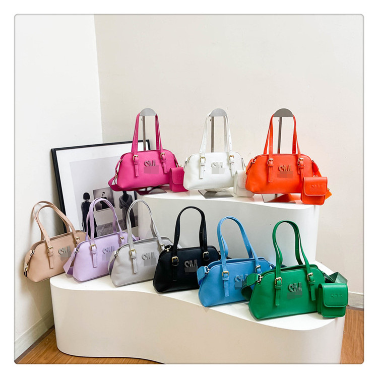 Bolso de bolos transfronterizo para mujer 2025 primavera nuevo bolso de axilas de moda bolso de almohada de hombro de gran capacidad de diseño de nicho