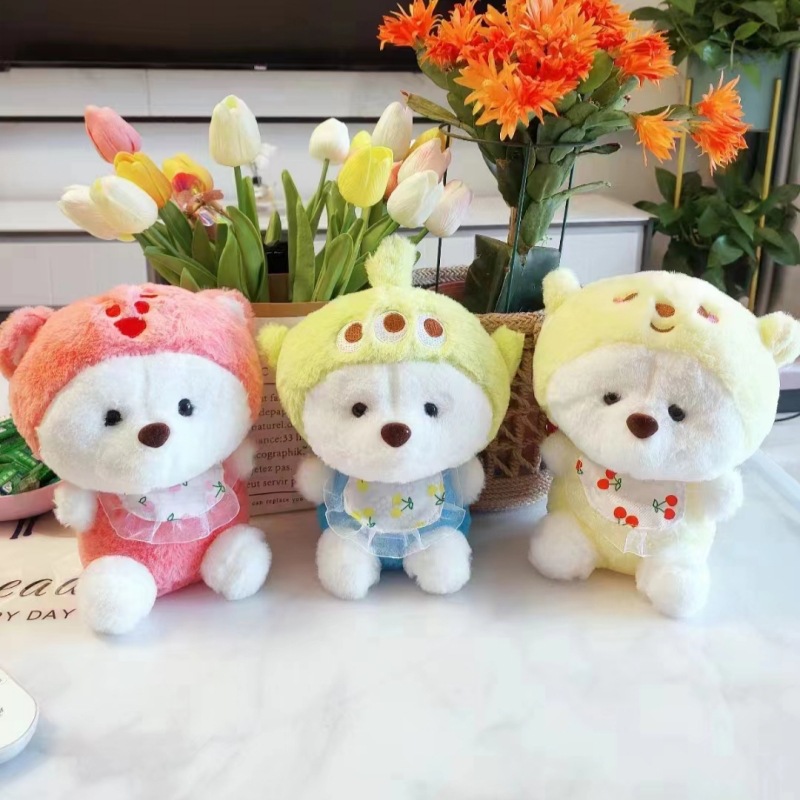 Venta al por mayor 8 pulgadas muñeca captura máquina fábrica felpa juguete muñeca boda actividad lanzando regalo decoración empuje