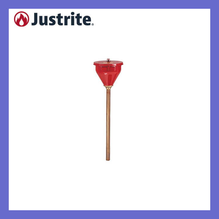 Justrite漏斗安全圆桶漏斗08205