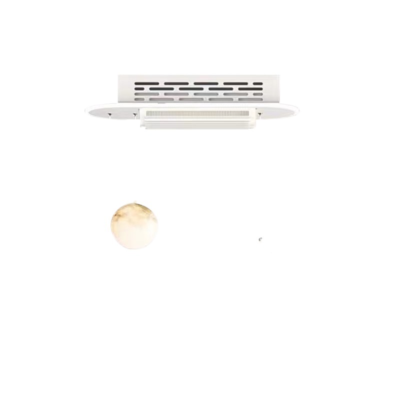 Lámpara del comedor de espectro completo sin lámpara de ventilador de hoja moderna minimalista mesa de comedor creativa ondulado lámpara de sala de estar