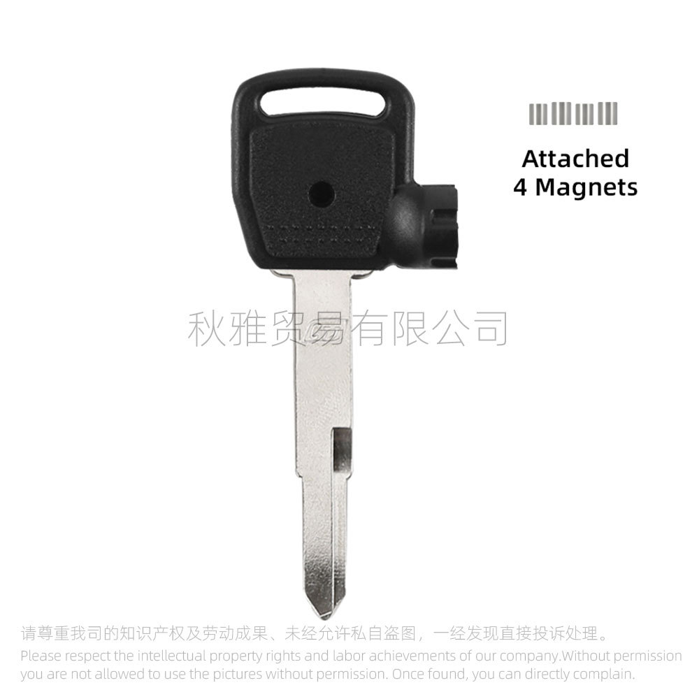 Applicable to Guangyang Motorcycle Rowing CT 250 300 400 Curve LIKE150 Dynamic Key Embryo with Magnetic Cover
