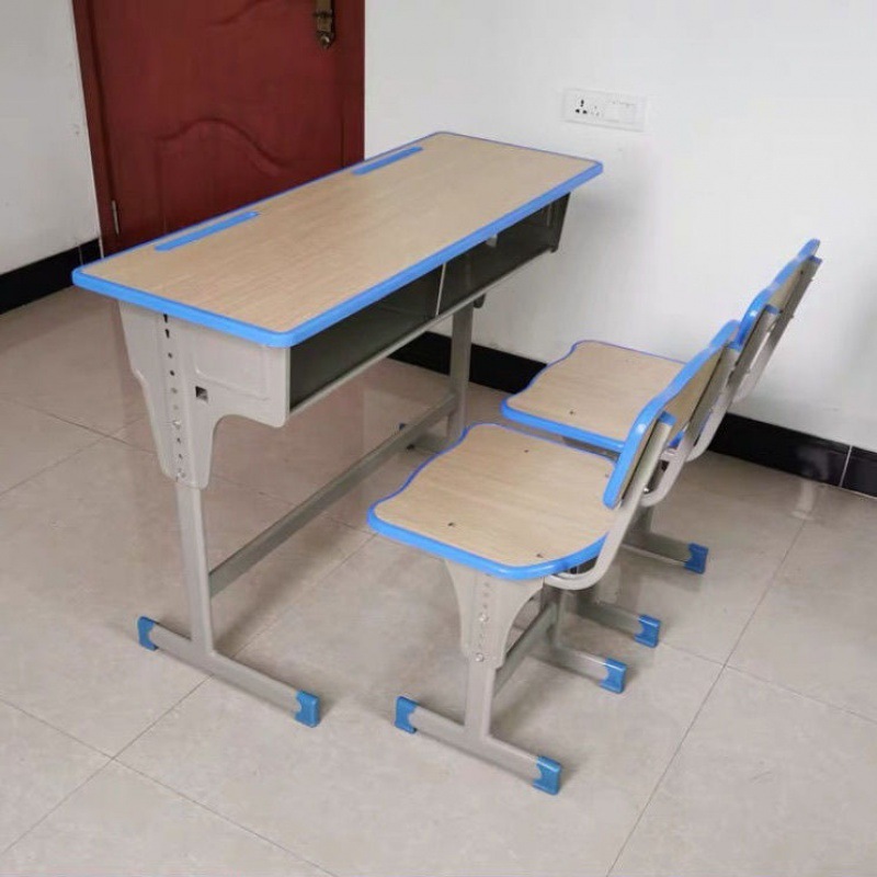 中小学生辅导班课桌椅厂家直销培训班课桌托管班双人学校升降书桌|undefined