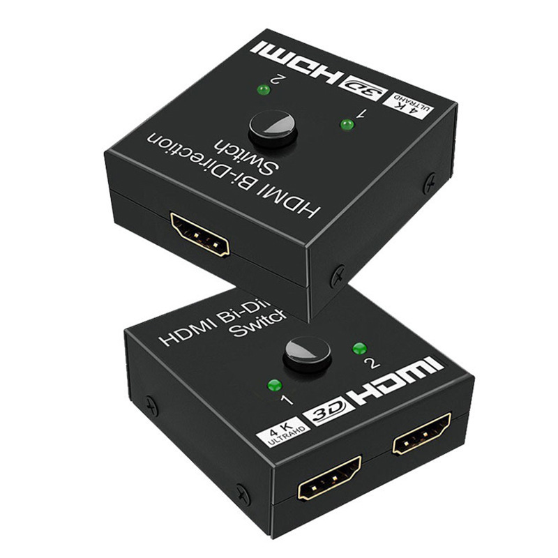 HDMI Switch Two-Way Switching 2 in 1 Out Splitter Version 2.0 Hd 4K Display Tv Frequency Division 2K3D