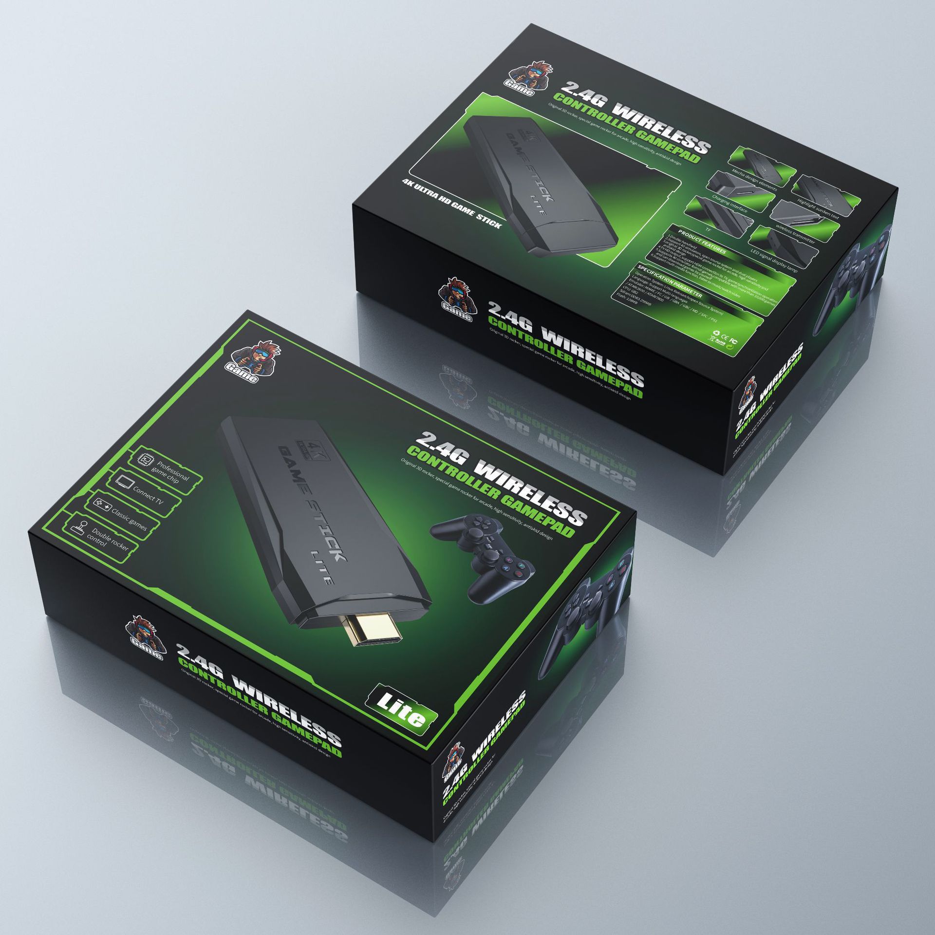 (Cross-border trading), wireless small retro game console, 4G