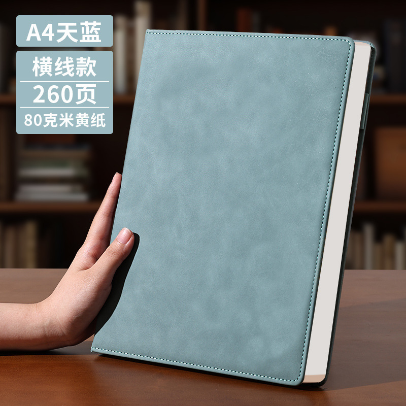 A4笔记本本子定制精致记事本磁吸搭扣大号加厚皮面日记本可印logo|undefined