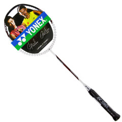 ヨネックス YONEX バドミントンラケット パワフルアタック 男女兼用 フルカーボン シングルラケット VT-PW ホワイト 25ポンド装着済み