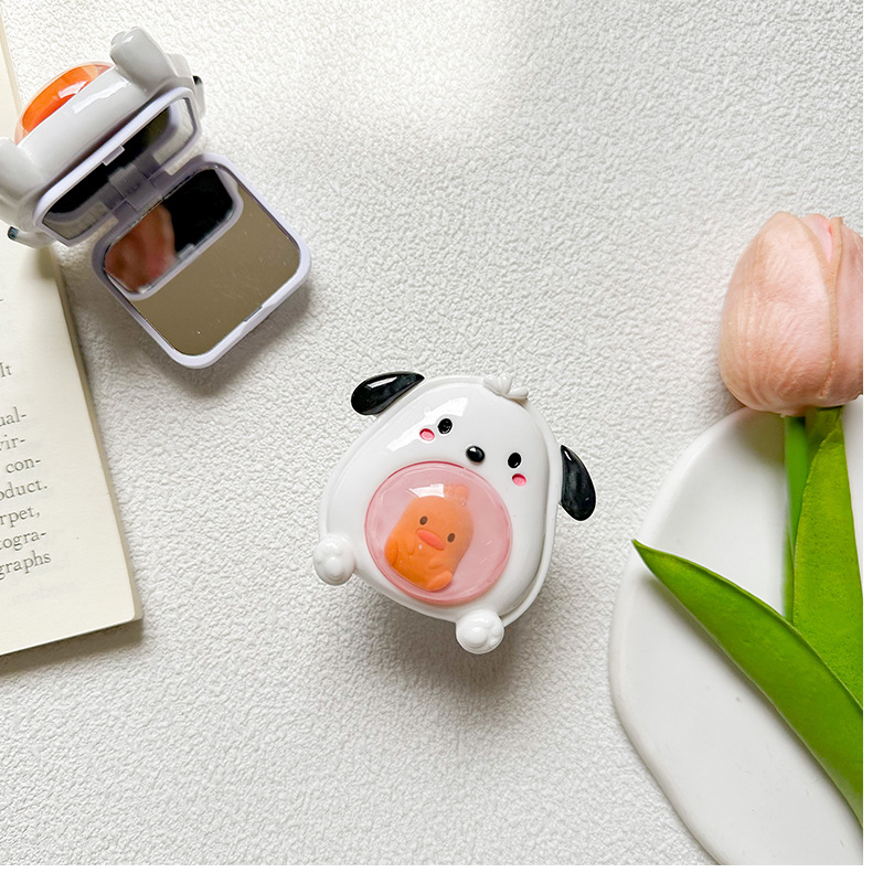 未标题-1_0011_翻盖镜子支架-卡通水晶球-黑耳狗