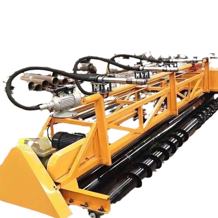 máquina integrada de eliminación de vibración de túnel de pavimentación de hormigón de tres rodillos pavimentación rodillo nivelador de hormigón