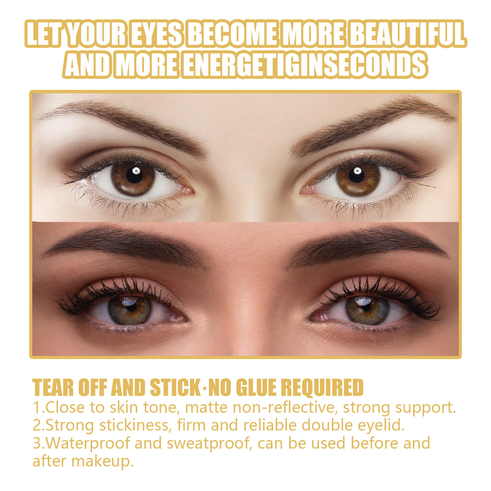 Jaysuing Setting Cream Non adhesive Double eyelid Natural Traceless Invisible Eye Beauty Patch_voghion.com