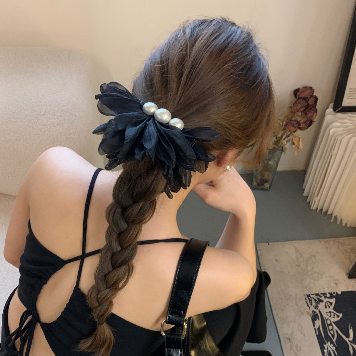 Large Claw Clips For Thick Hair Vintage Elegant Hair Accessories_voghion.com