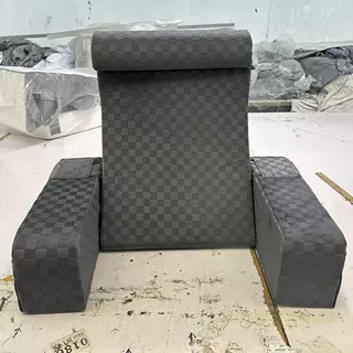 阅读枕棋盘格阅读枕靠枕靠垫沙发背靠腰靠阅读枕格子方格格纹