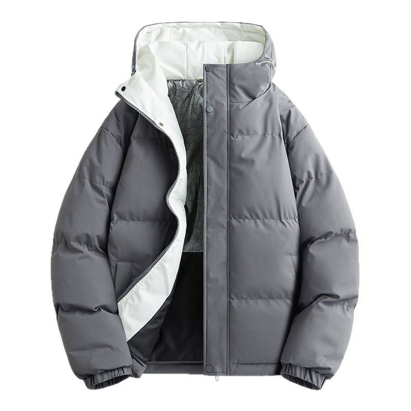 Trajes de algodón encapuchados transfronterizos para hombres invierno 2025 nueva chaqueta de algodón caliente gruesa para parejas abrigo de algodón plumón image 6