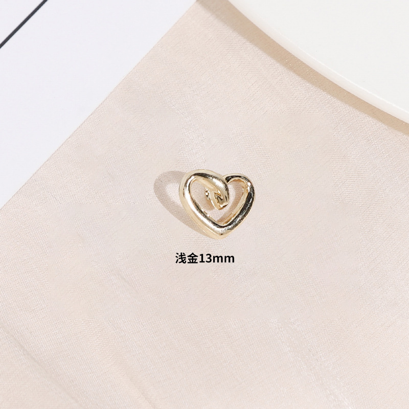 라이트 골드*13mm*사랑*빈 사랑