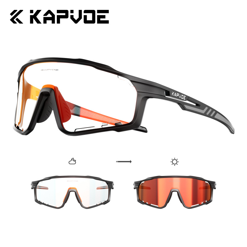 Gafas de Ciclismo Fotocromáticas de TR90 A Prueba de Viento para Deportes al Aire Libre