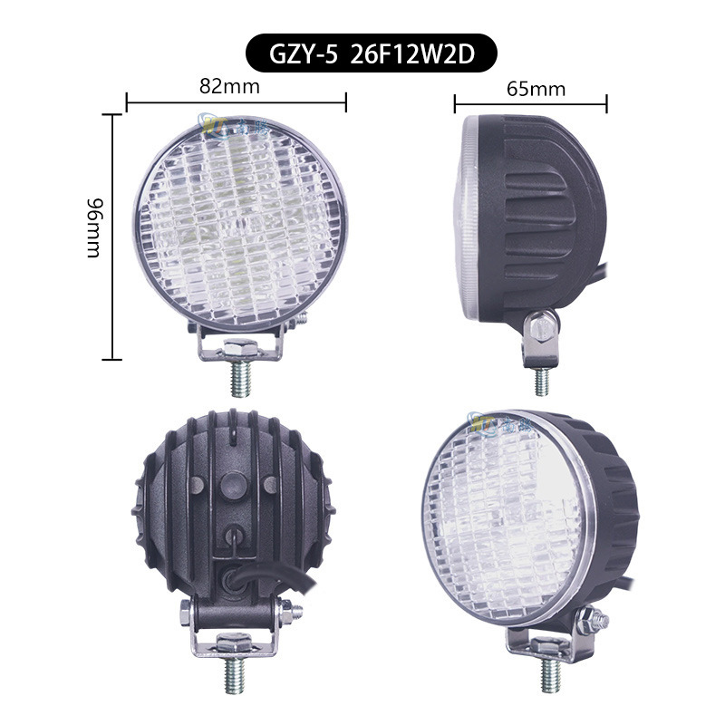 Vans led spotlight 12v24v automóvil LED farol cosechadora motocicleta eléctrica super brillante transformación luz de marcha atrás