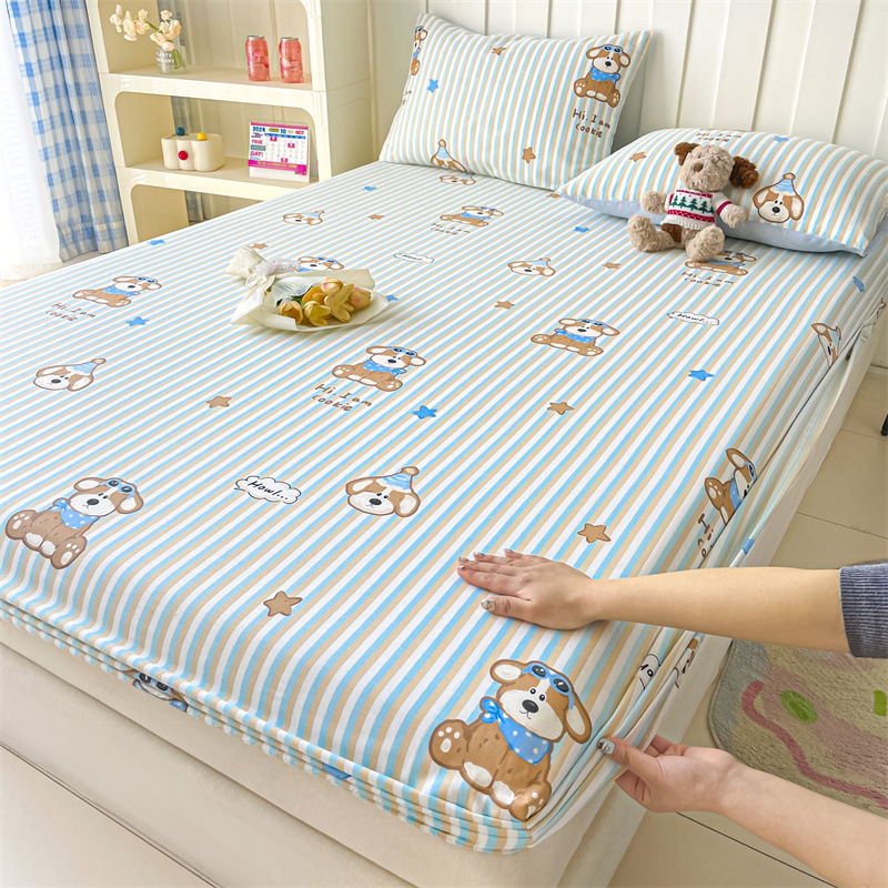 2025 nueva sábana de algodón pieza individual 100 funda de cama impresa de algodón dormitorio para niños 2025 nueva temporada universal 2