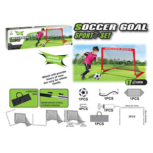 Cross-Border Hot Supply Kidsren's Football Goal, Removable Football Goal, Fiberglass Football Goal, Indoor and Outdoor Sports Toys