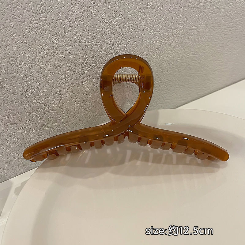 커피색이 섞인 크로스 젤리