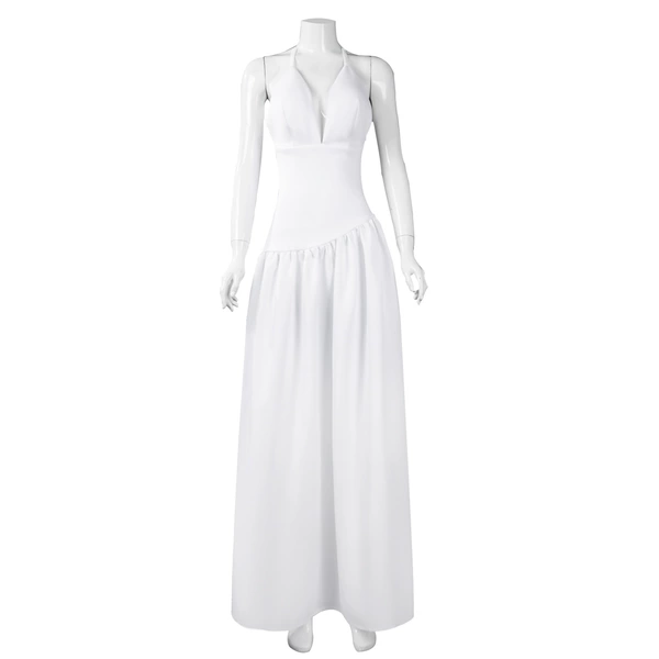 H077 Harley Quinn white dress skirt