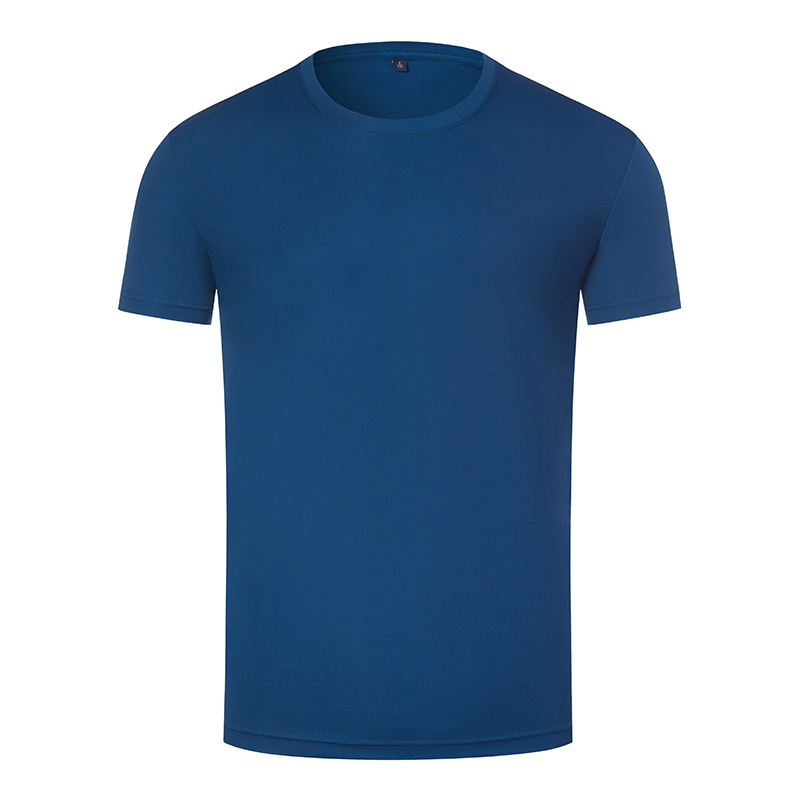 80 hombres de hombro recto, lujo ligero, alta calidad, color sólido, media manga, camiseta de manga corta, algodón de caballo, camiseta para hombres, personalización de verano