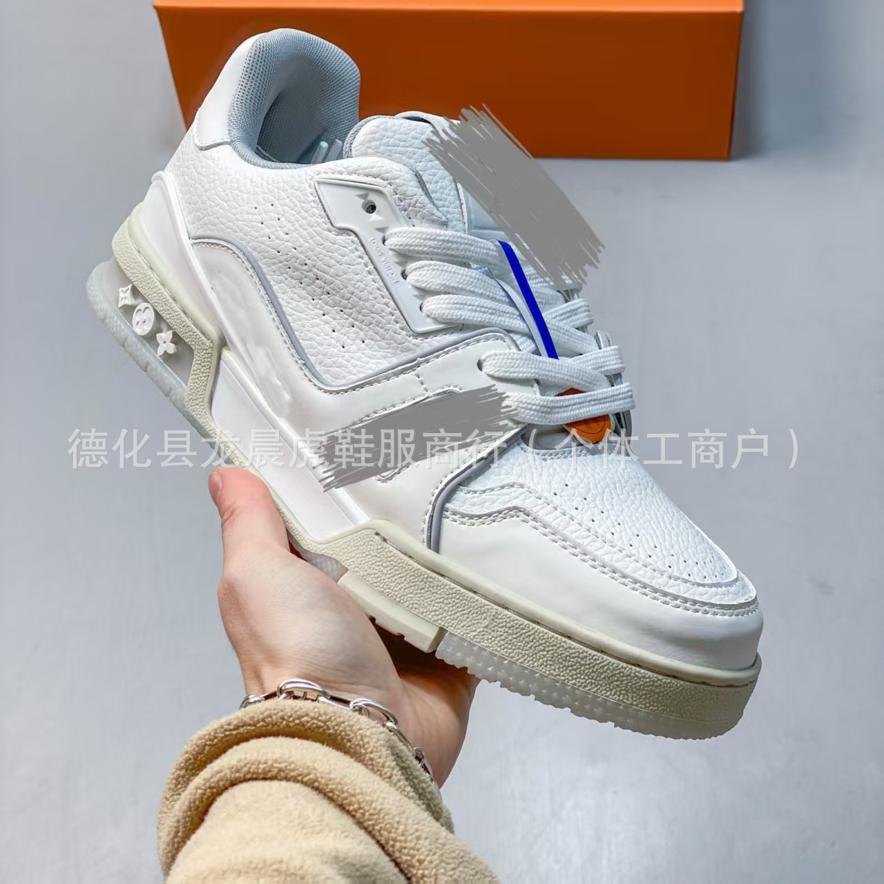 Ventas directas de fábrica de Guangzhou Traienr zapatillas deportivas mujer cemento blanco negro mezclilla plataforma zapatos casuales hombres y mujeres con el mismo estilo
