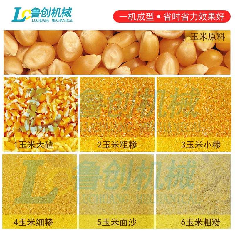 PH型玉米脱皮制糁机 山东曹县鲁创玉米碴加工机械价格便宜