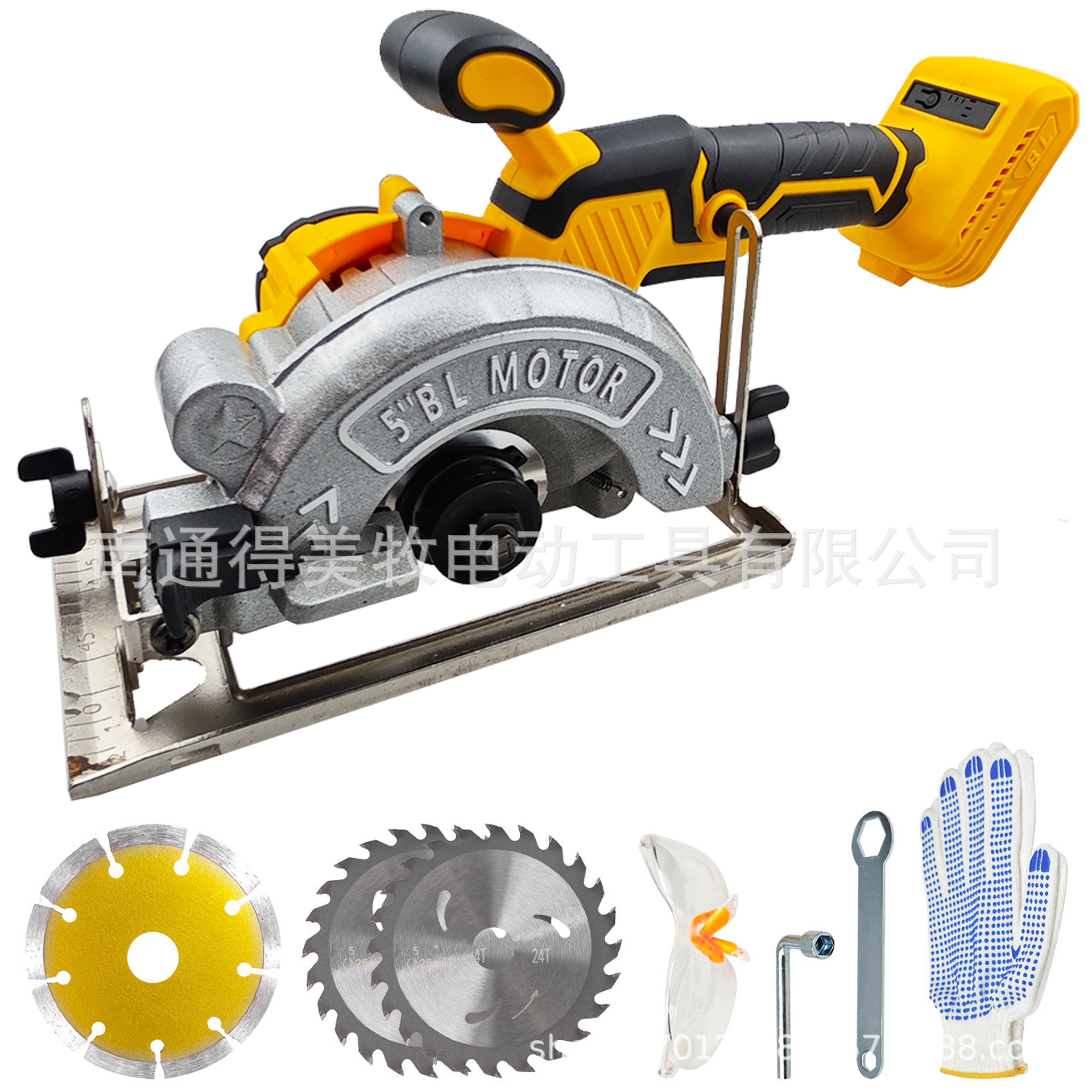 DeWei 발 베어 기계 + 톱날