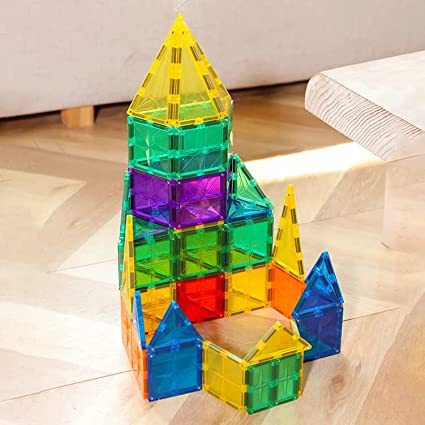 Magnetic constructor, rainbow smart toy for boys