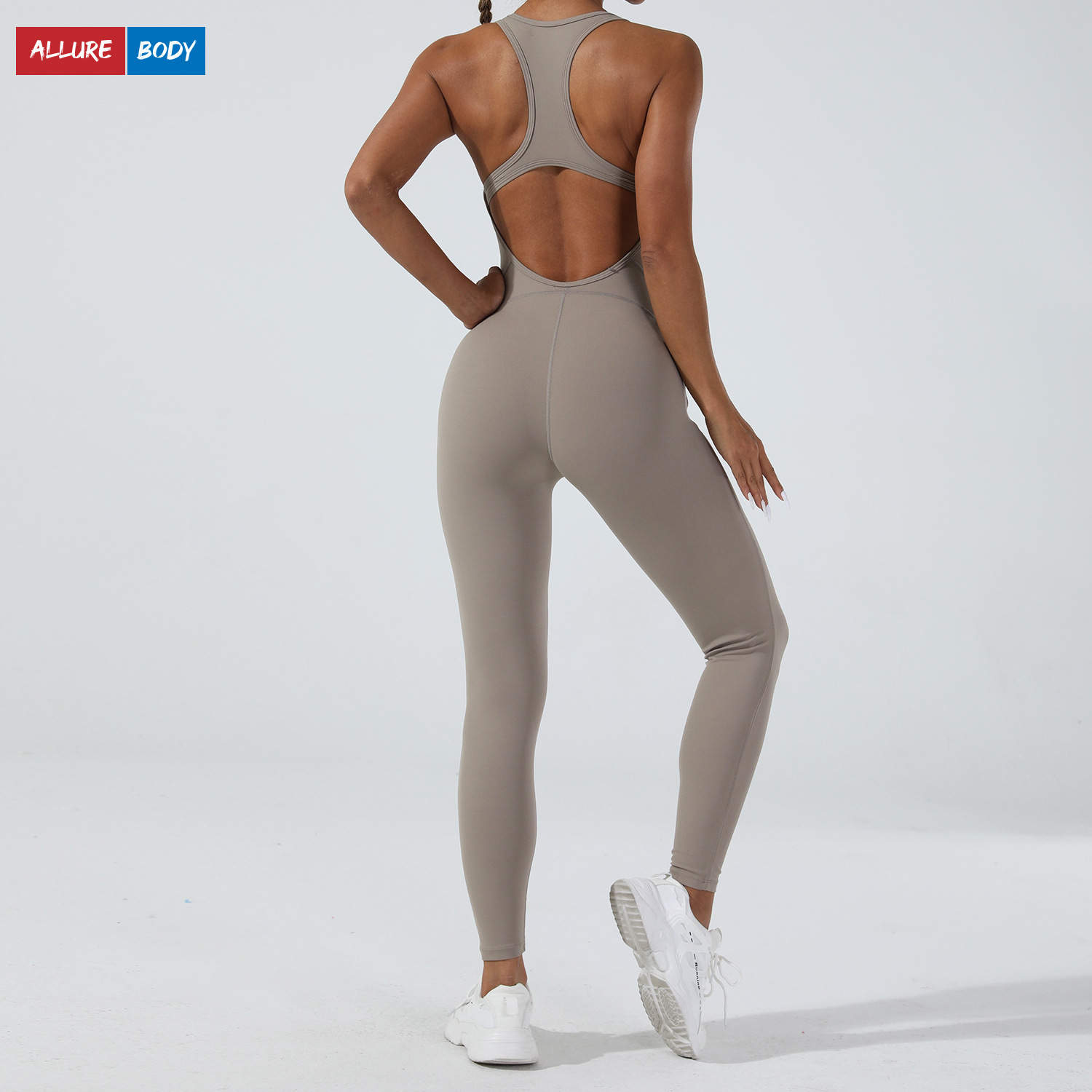 Cross-border europeas y americanas sexy jombinas de yoga al aire libre de belleza de espalda pantalones de alta elasticidad unido jombinas de yoga