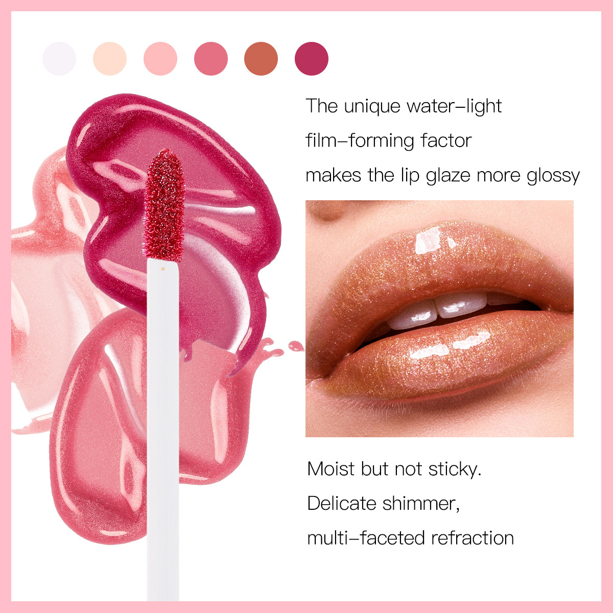 Brillo de labios transfronterizo explosivo de USHAS Amazon LG2582A image 3