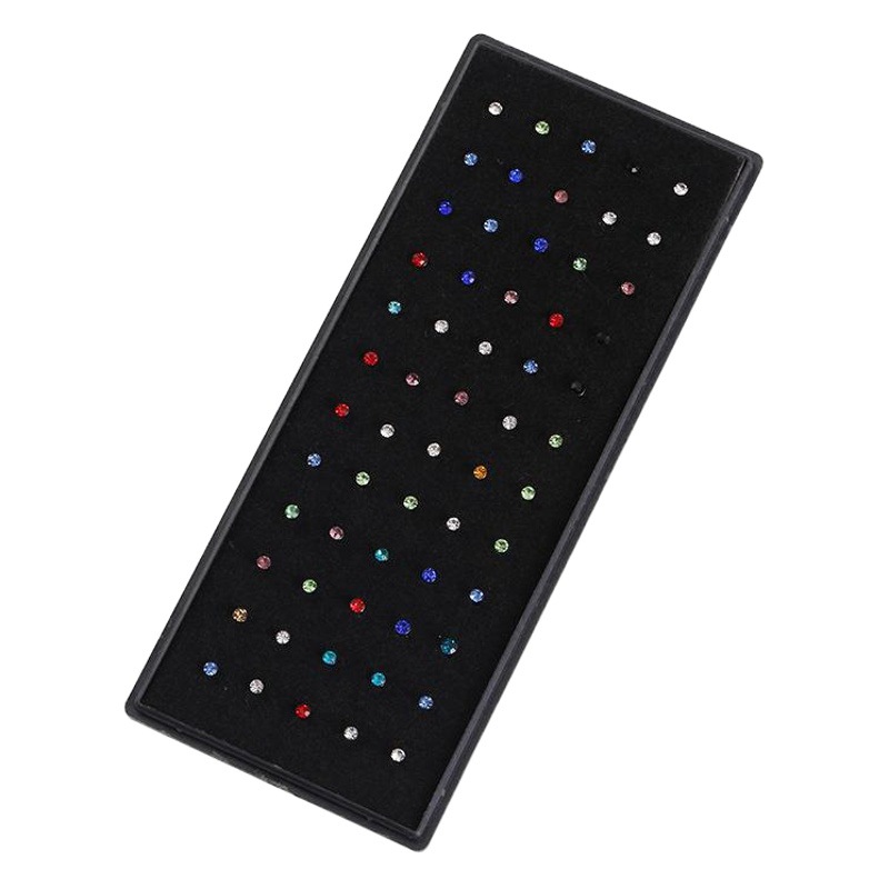 Foreign trade hot sale 1.88mm stainless steel nose stud Foreign Trade Indian style rhinestone nose accessories factory direct wholesale