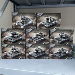 Zhizhaoshe ハードコア軍事戦車少年組み立て子供の教育 DIY 中国ビルディングブロックおもちゃギフト F1124