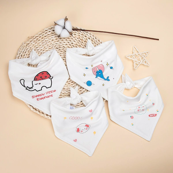 White pattern random style 4 pack