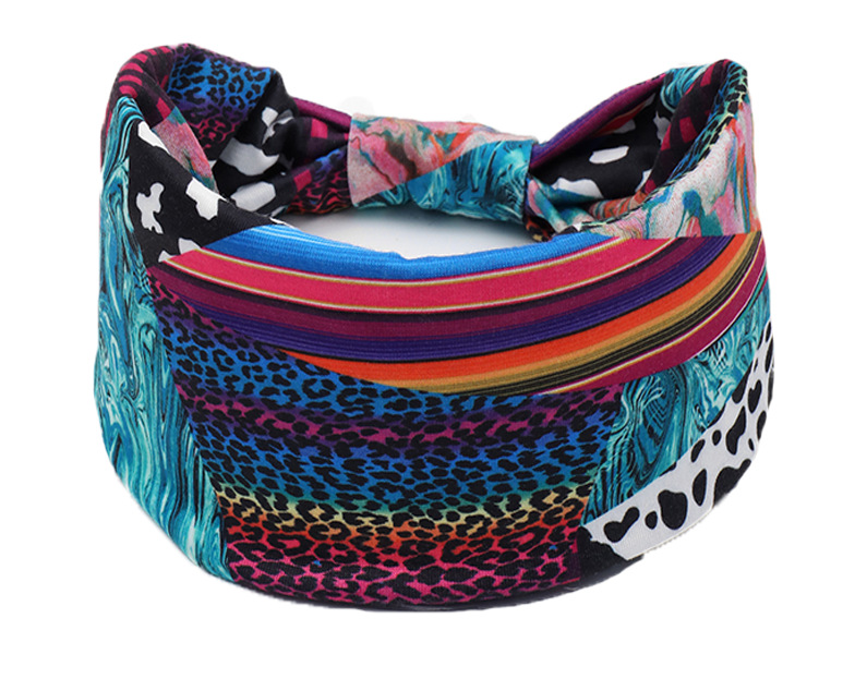 Women's Bohemian Printing Cloth Printing Hair Band display picture 4